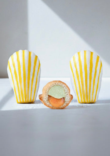 Pandan Mango Coco Madeleine
