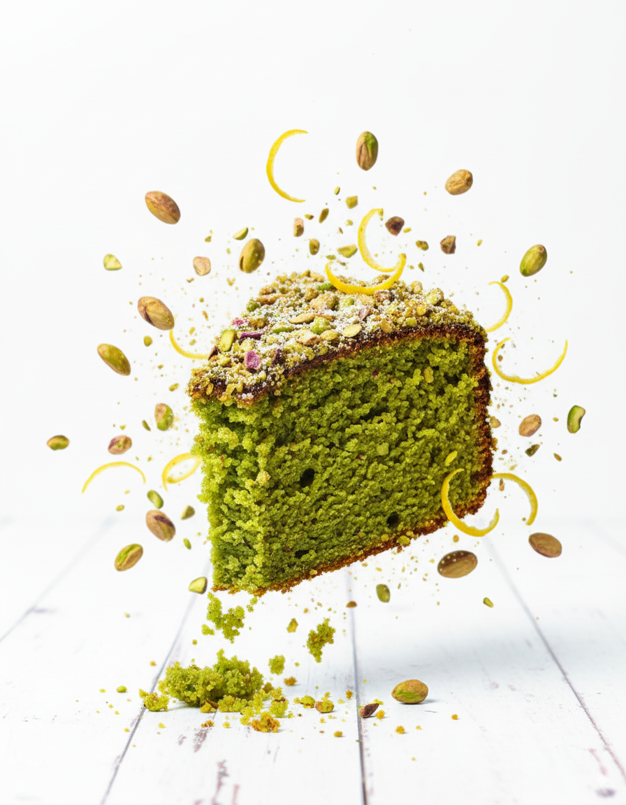 Pistachio & Lime Cake (Gluten Free)