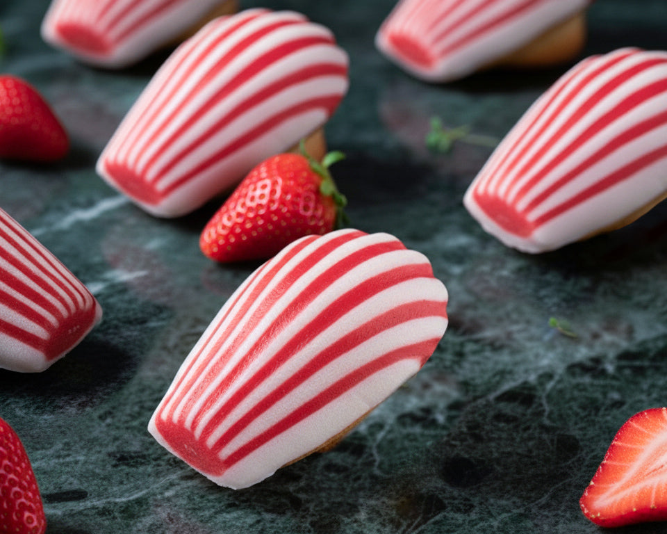 Matcha Strawberry Madeleine