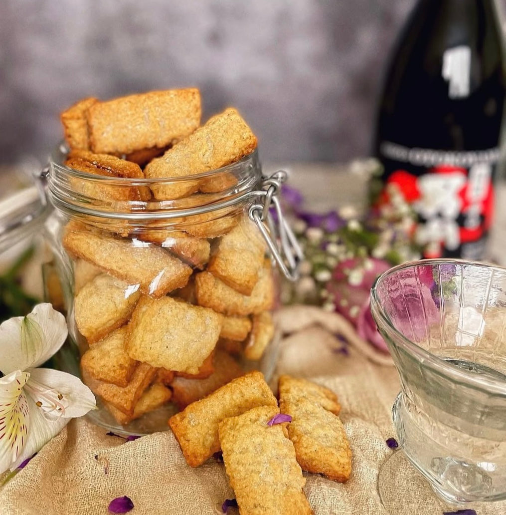 Sake Shortbreads (Vegan)