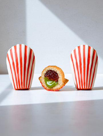 Matcha Strawberry Madeleine